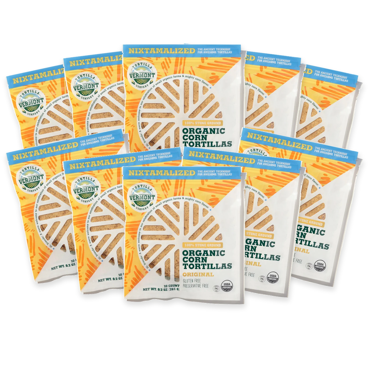 Ten packs of 6-inch Original tortillas