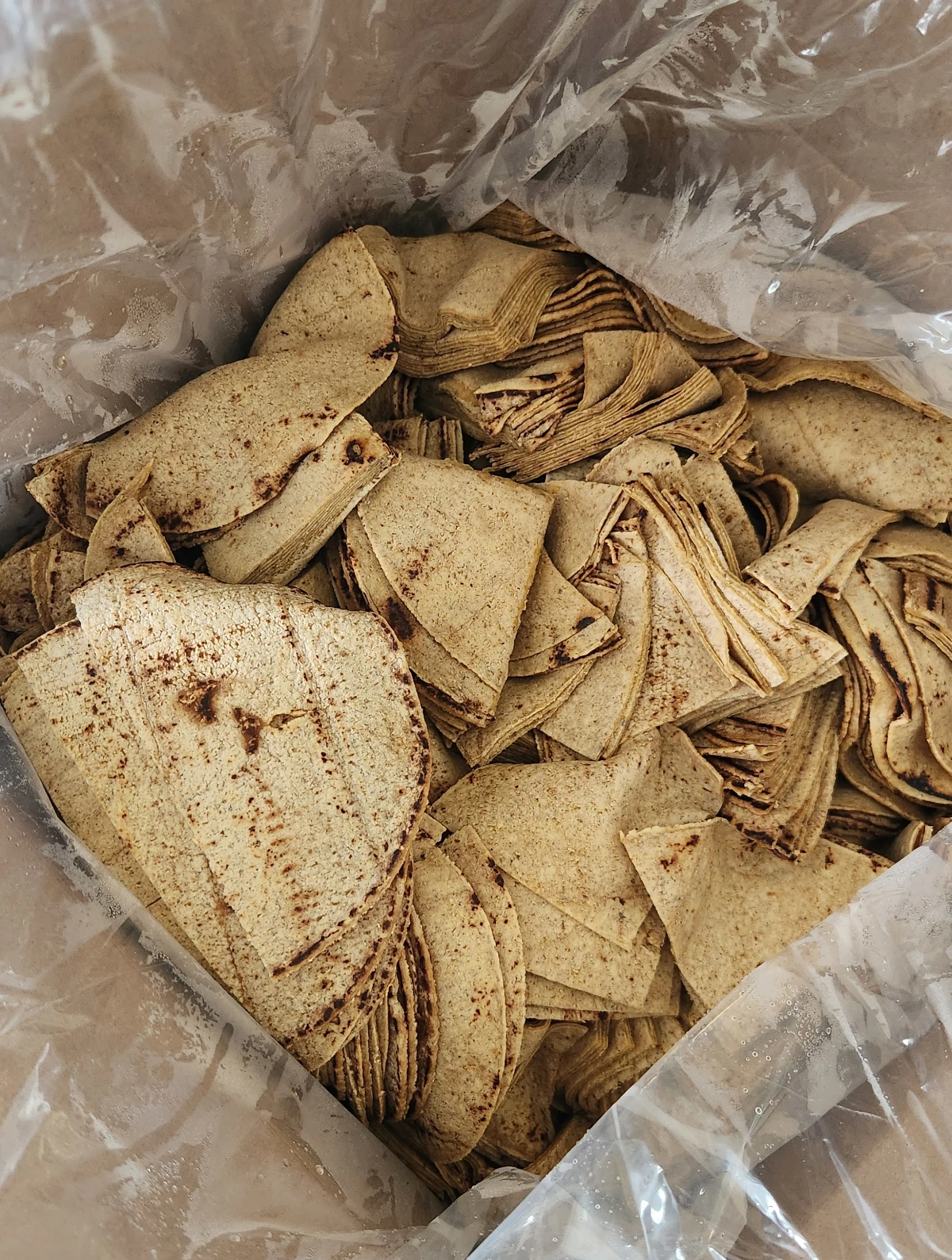 bulk cut corn tortilla chips