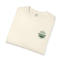 Ivory Classic Emblem Chest Print T-shirt, folded close-up showing the small Classic Emblem left-chest print