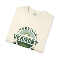 Ivory Classic Emblem T-shirt, folded close-up of the Classic Emblem front print