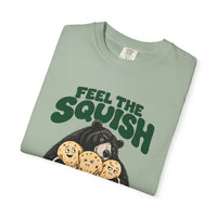 Bay Feel the Squish T-shirt, folded close-up of the Feel the Squish front artwork