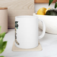 11 oz Hold My Taco mug, lifestyle view