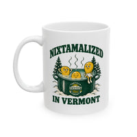11 oz Nixtamalized in Vermont mug, design view