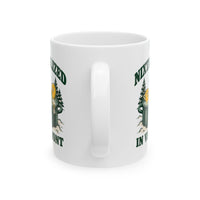 11 oz Nixtamalized in Vermont mug, handle view